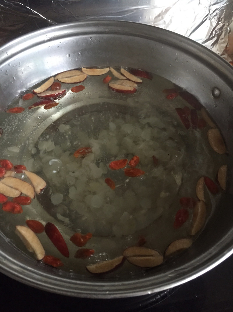 Steps to Make Soapberry Rice and Bird's Nest Soup