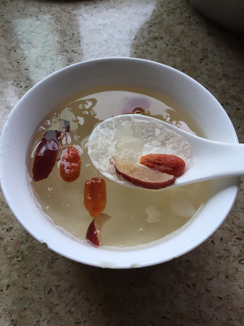 Steps to Make Soapberry Rice and Bird's Nest Soup