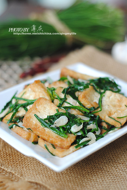 【Shrimp and Chive Stir-fried Tofu】- A Delicious Combination to Enhance Tofu Flavor - Cooking Steps