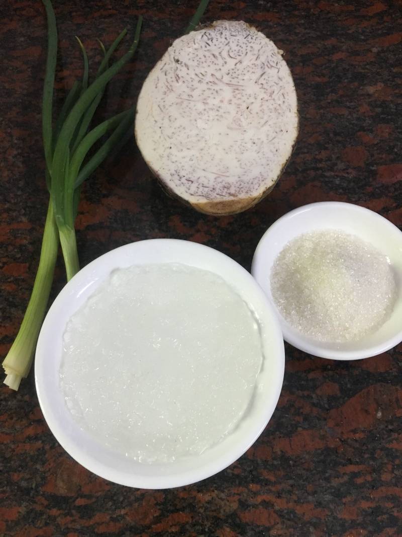 Steps for Making Taro and Snow Swallow Dessert