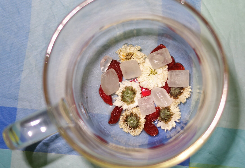 Steps for Making Chrysanthemum and Goji Berry Tea