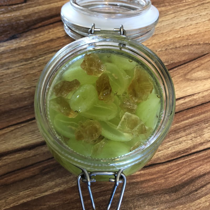 Homemade Delicious Green Plum Wine