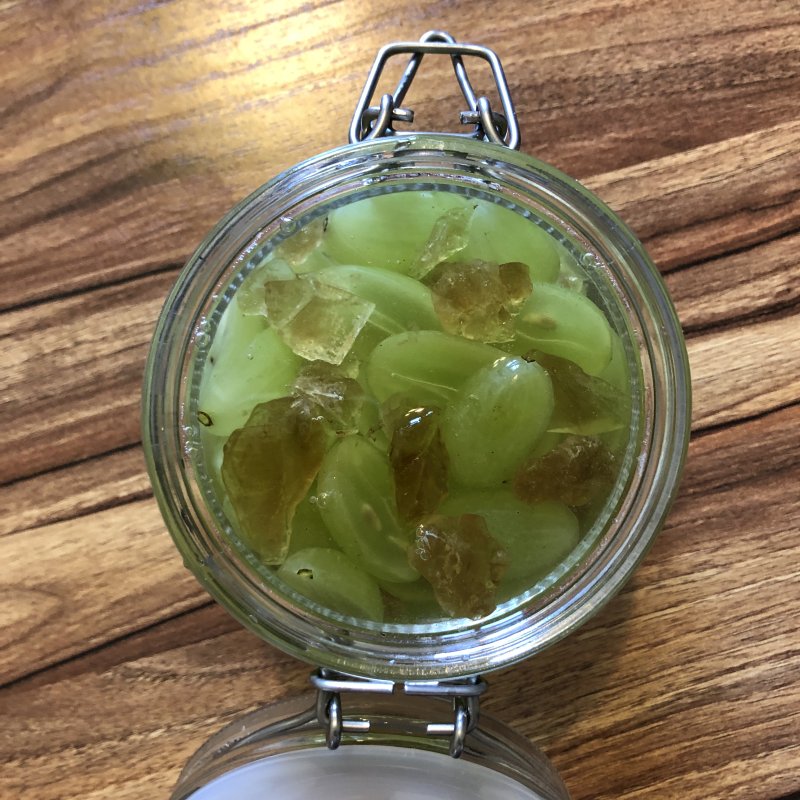 Homemade Delicious Green Plum Wine