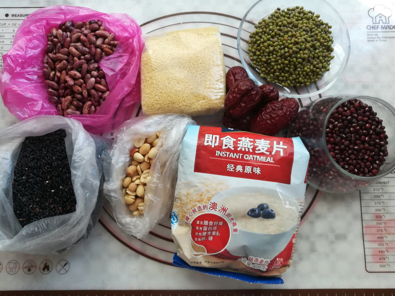 Steps for Making Mixed Grain Eight Treasure Porridge