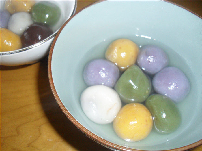 Five-Color Glutinous Rice Balls