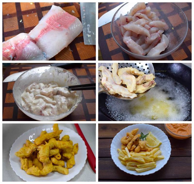 Steps for Making Fish and Chips