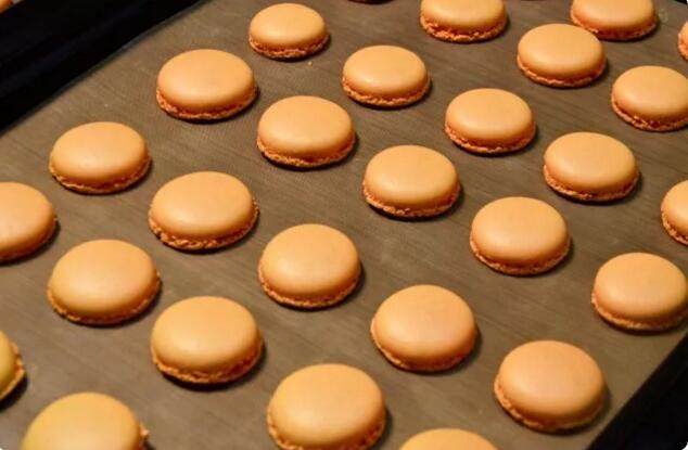 Steps for Making Passion Fruit White Chocolate Macarons