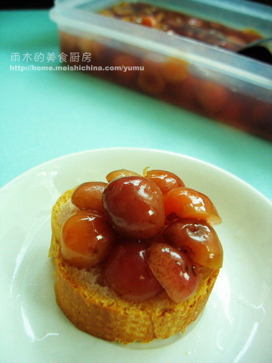 Beautiful Leftovers: Cherry-Soaked Baguette