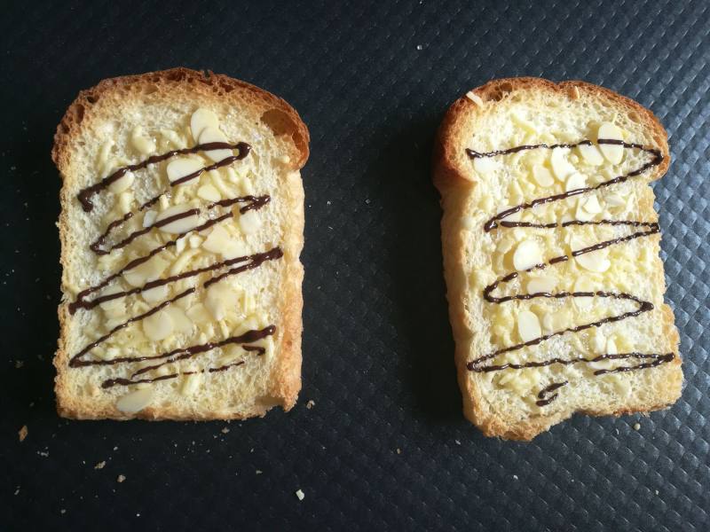 Steps for Making Almond Toast Slices