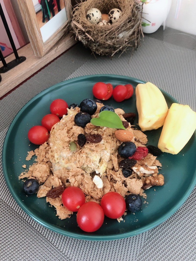 Taro Egg Oatmeal