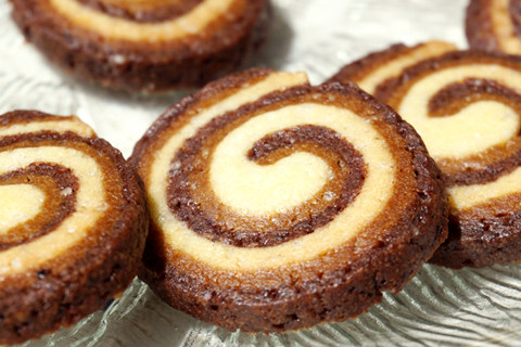 Three-color Swirl Cookies