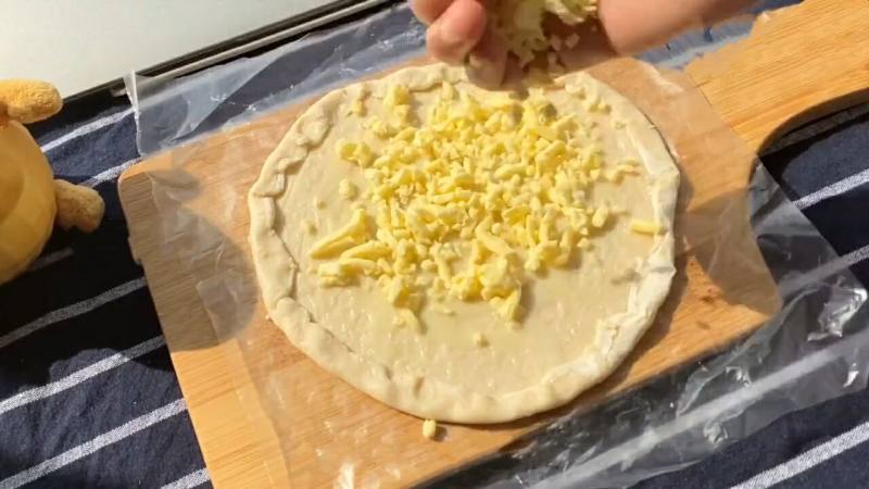 Steps for making Pearl Milk Tea Pizza