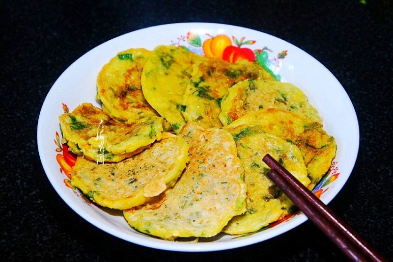 Corn and Egg Vegetable Pancake