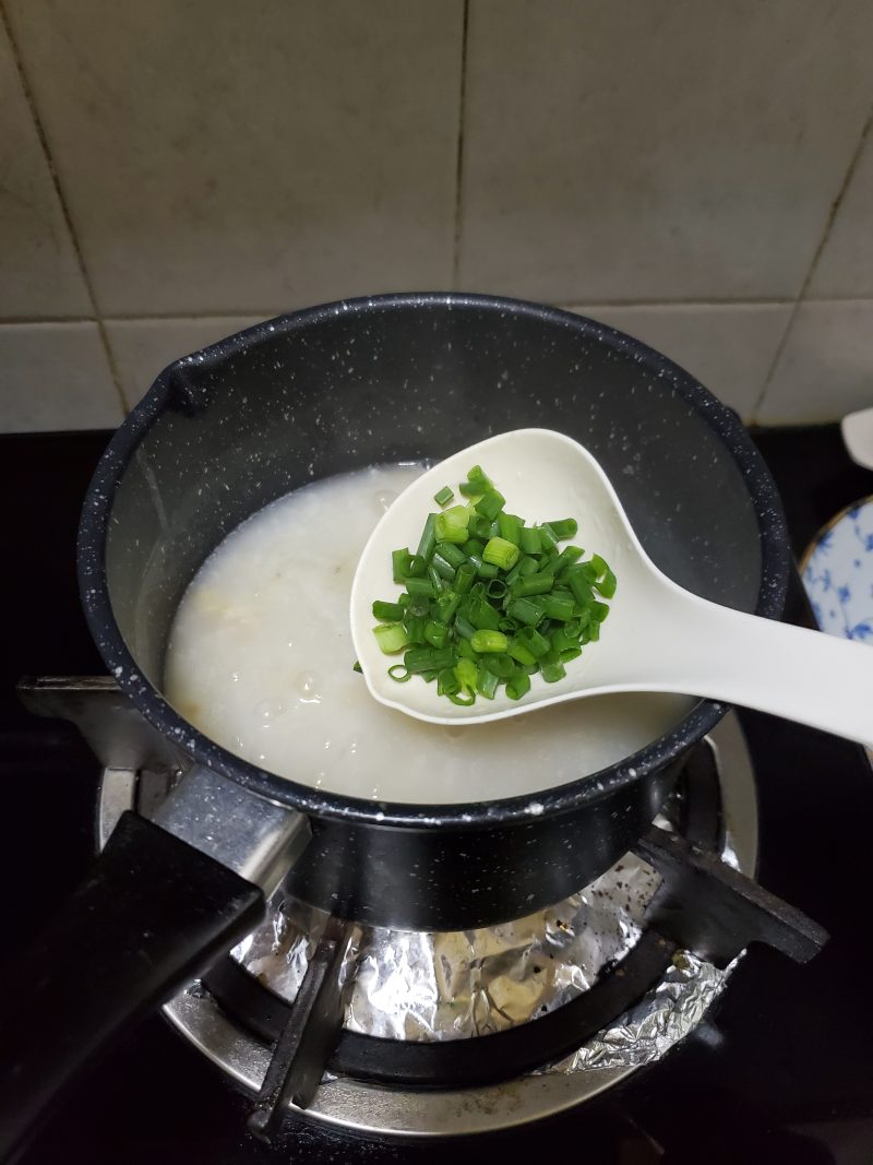 Steps for Making Dried Scallop Congee