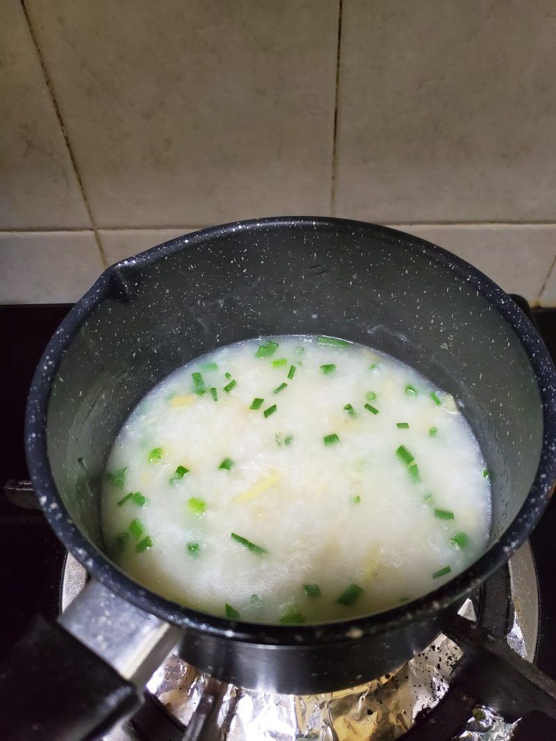 Steps for Making Dried Scallop Congee