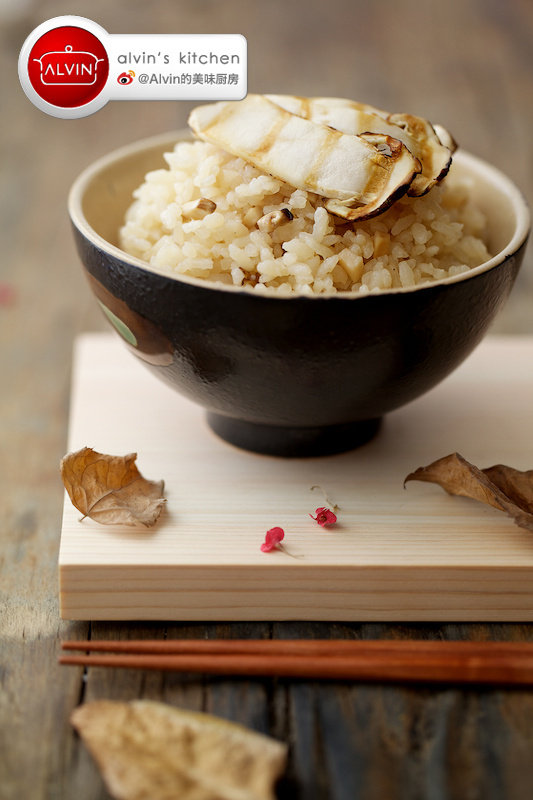 Steps for Making Matsutake Rice