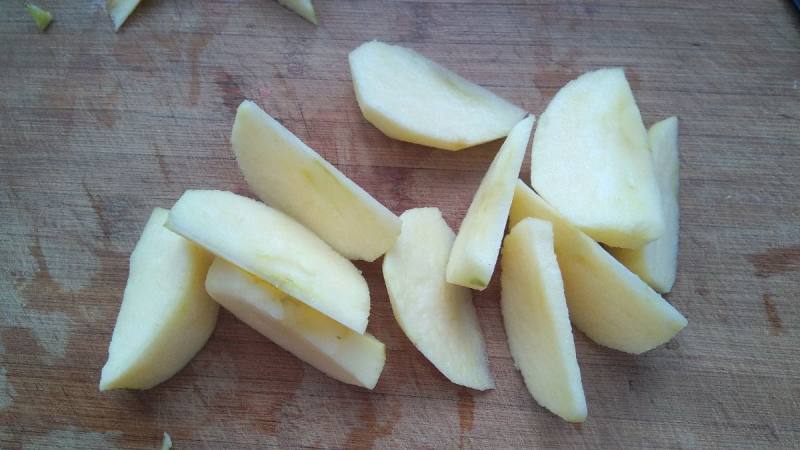 Steps for making crispy apple