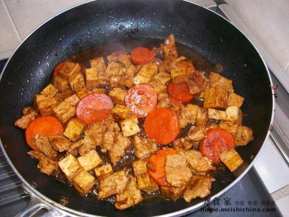 Home-style Dish@@Five-Spice Tofu, Radish and Braised Pork Cooking Steps