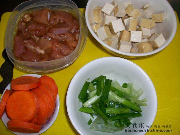 Home-style Dish@@Five-Spice Tofu, Radish and Braised Pork Cooking Steps