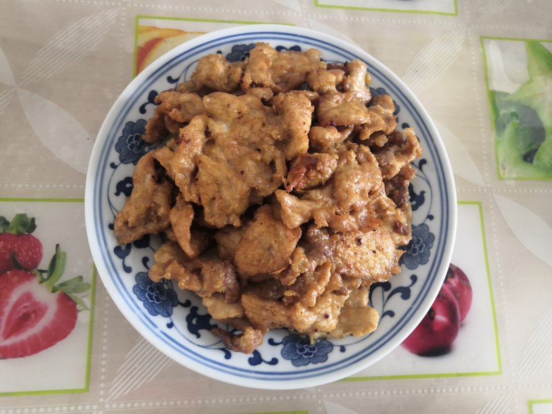 Steps for Making Easy Fried Pork Slices