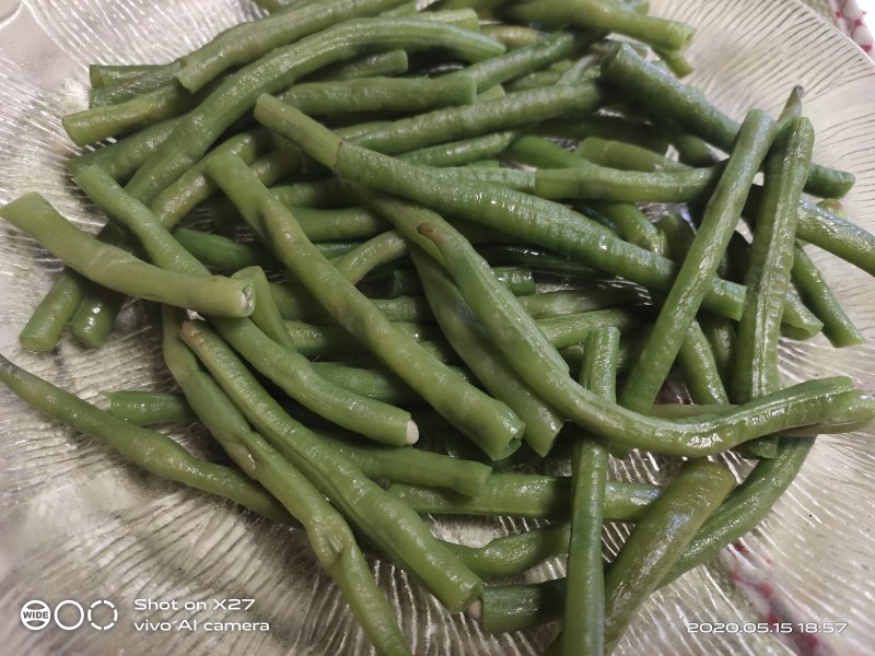 Steps for Making Green Bean and Chicken Breast Fruit Salad