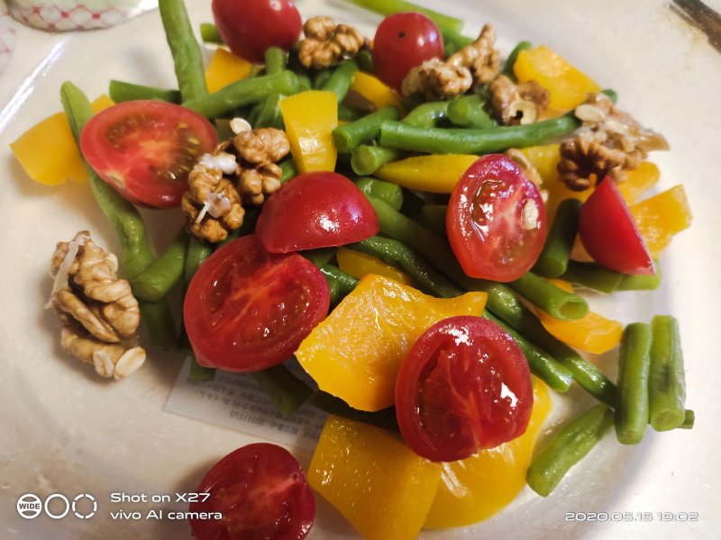 Steps for Making Green Bean and Chicken Breast Fruit Salad