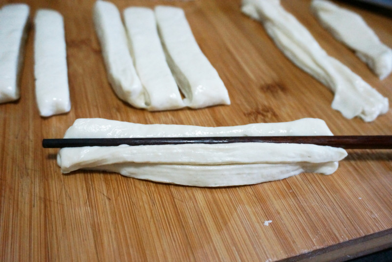 Steps for making Mini Safe Fried Dough Sticks