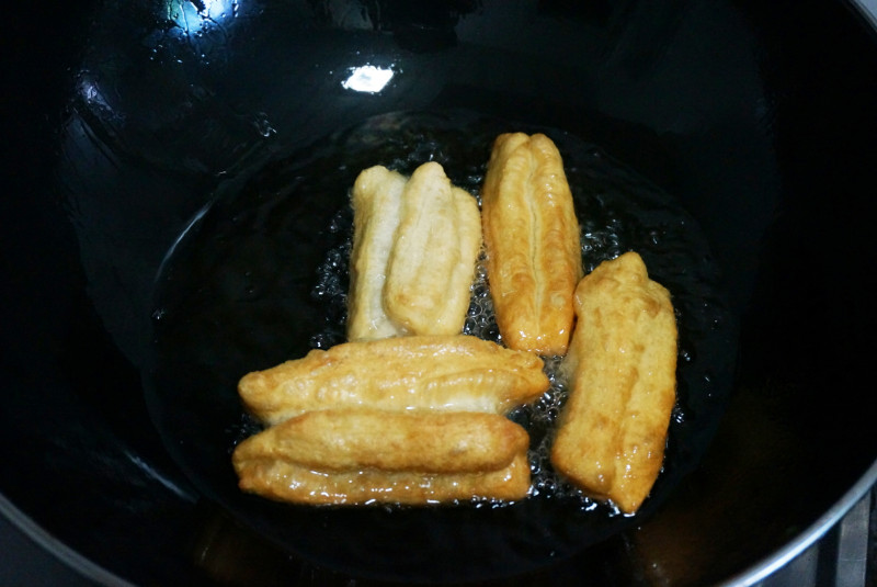 Steps for making Mini Safe Fried Dough Sticks