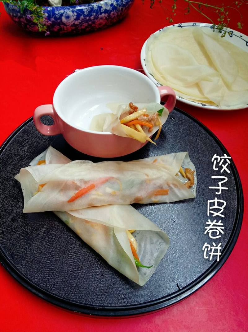 Steps for Making Dumpling Skin Rolled Pancake