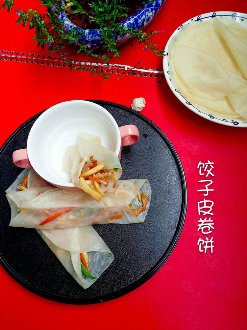 Steps for Making Dumpling Skin Rolled Pancake