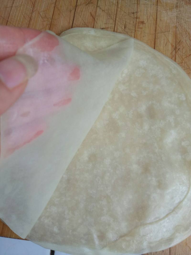 Steps for Making Dumpling Skin Rolled Pancake