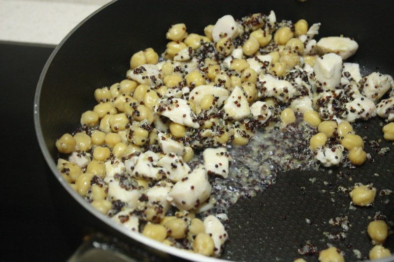 Steps to Make Chickpea and Quinoa Chicken Breast Salad