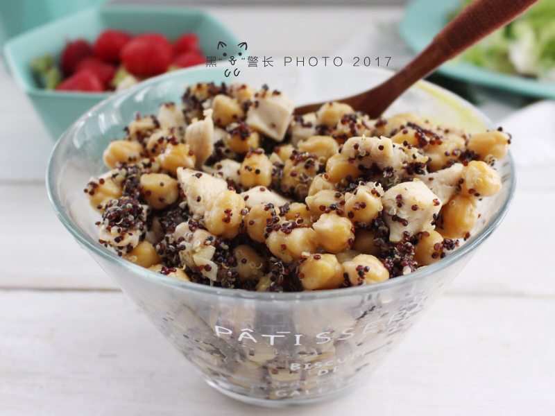 Chickpea and Quinoa Chicken Breast Salad