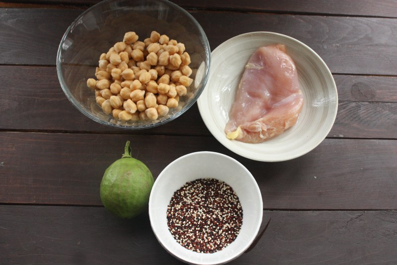 Steps to Make Chickpea and Quinoa Chicken Breast Salad