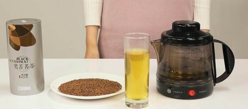 Healthy Black Buckwheat Tea Drink
