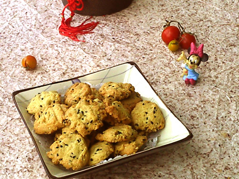 Black and White Sesame Cookies