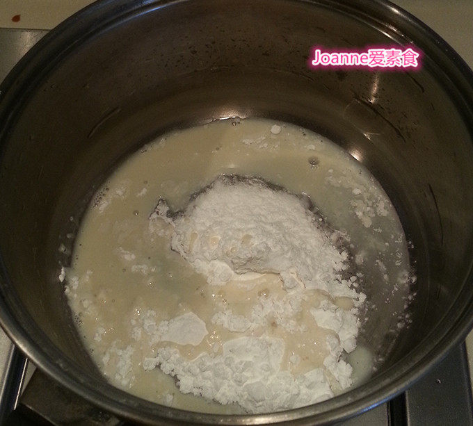 Steps to Make Coconut Taro Pudding