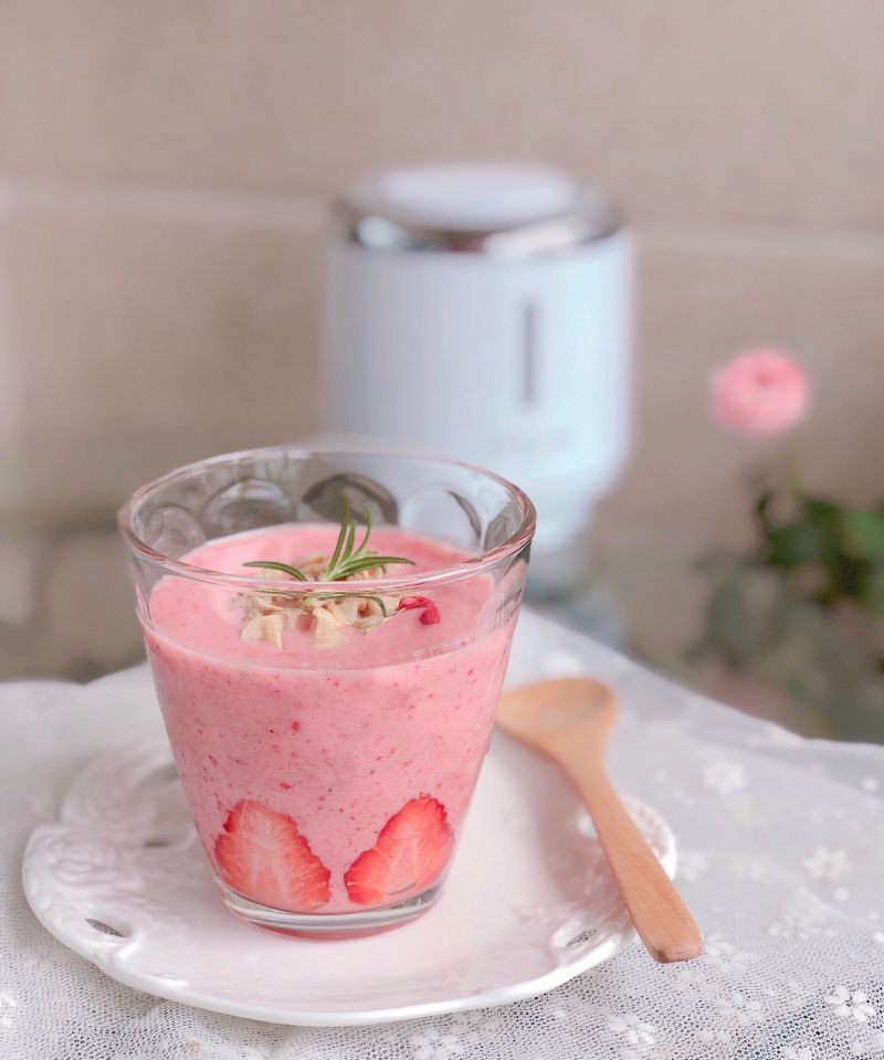 Strawberry Mousse Making Steps