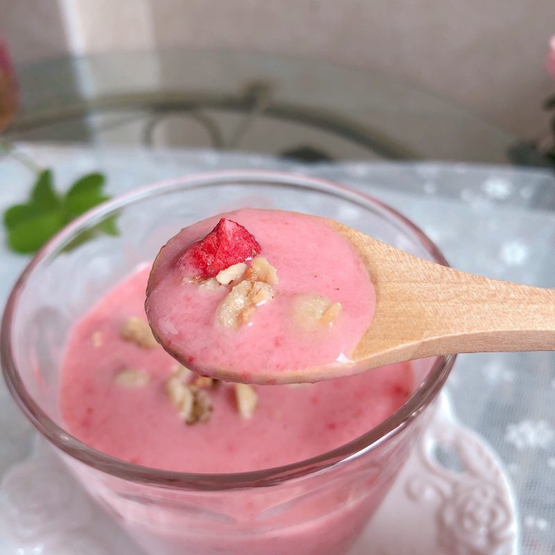 Strawberry Mousse Making Steps