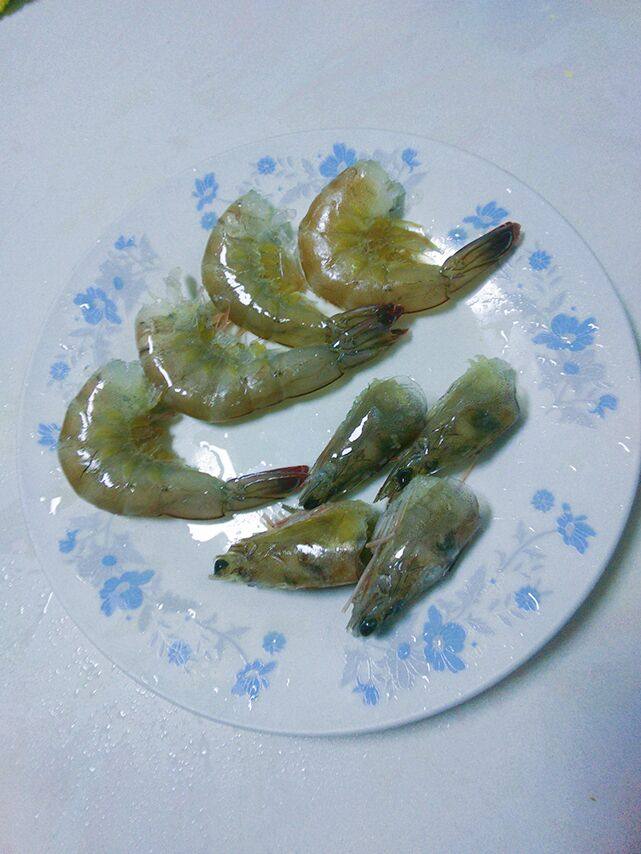 Shrimp Congee Making Steps