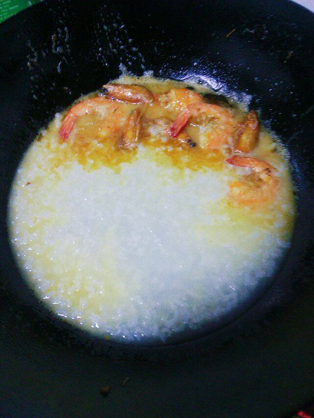 Shrimp Congee Making Steps