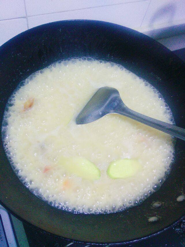 Shrimp Congee Making Steps