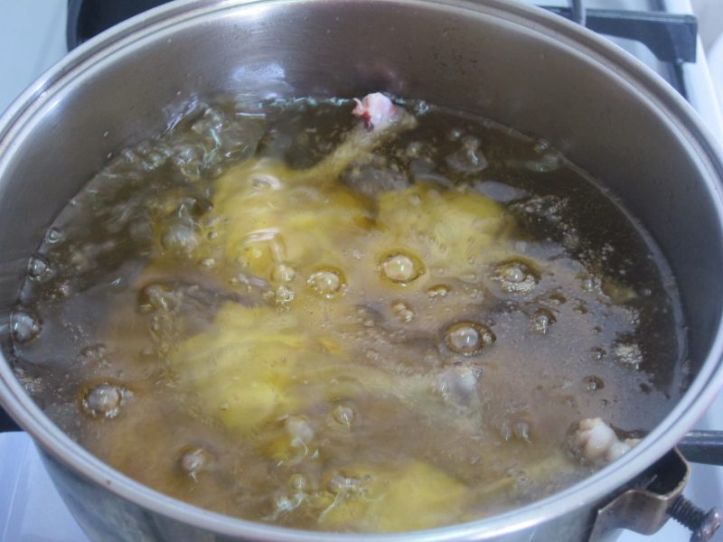 Steps for Making Crispy 'Fried Chicken Wings'