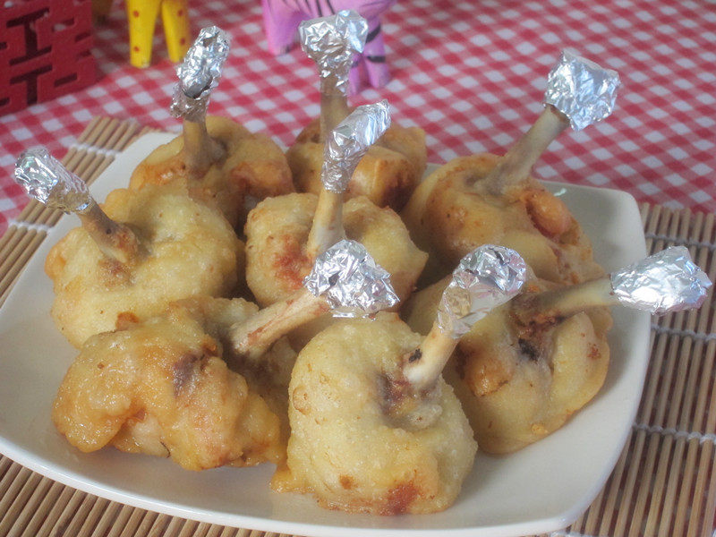 Steps for Making Crispy 'Fried Chicken Wings'