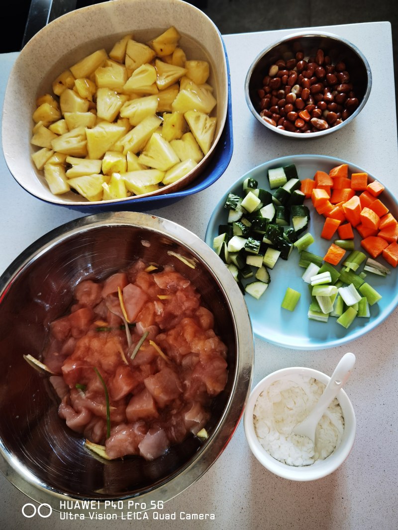 Step-by-Step Pineapple Kung Pao Chicken