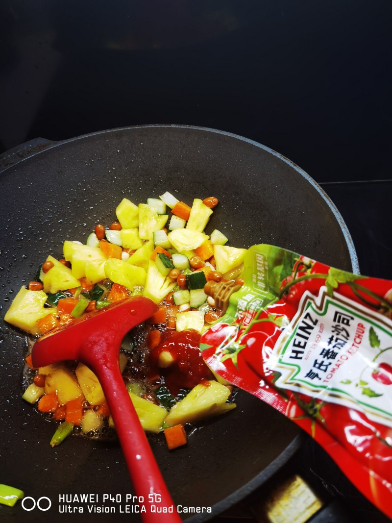 Step-by-Step Pineapple Kung Pao Chicken