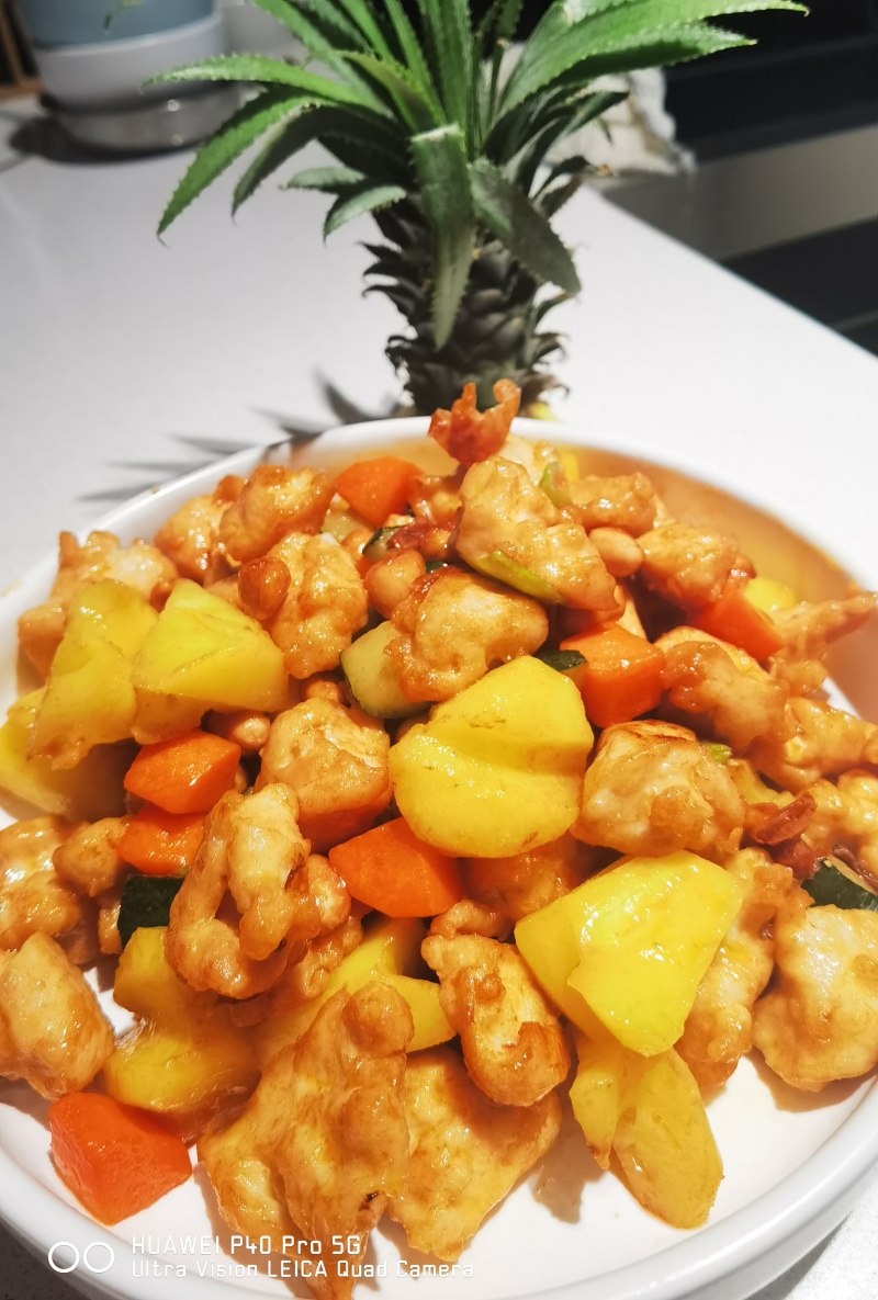 Step-by-Step Pineapple Kung Pao Chicken