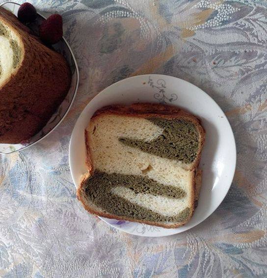 Bread Machine Version - [Green Tea Toast] Cooking Steps