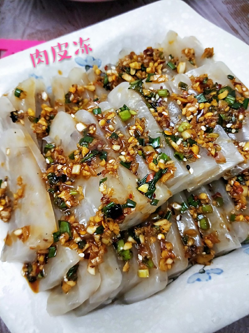 Easy Version of Pork Skin Jelly