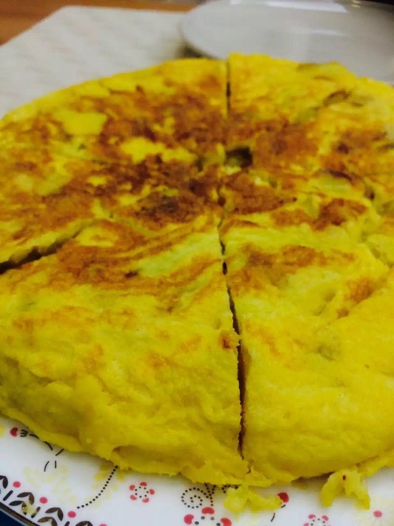 Potato Onion Egg Pancake